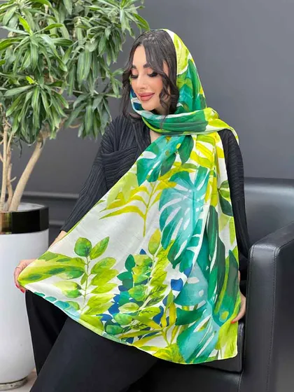 شال طرح برگ انجیری