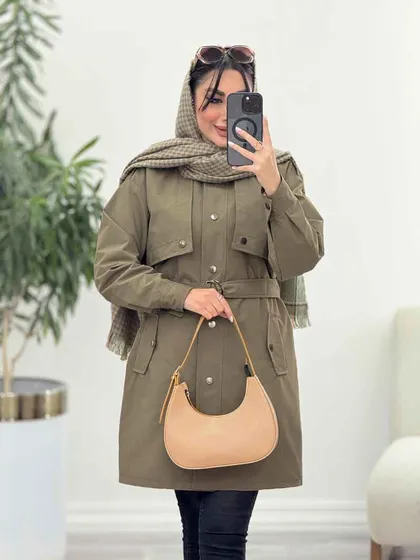 بارانی ژیله دار سپیدار