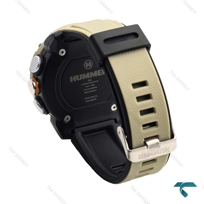 ساعت هامر مردانه دوزمانه خاکی Hummer-6515-G