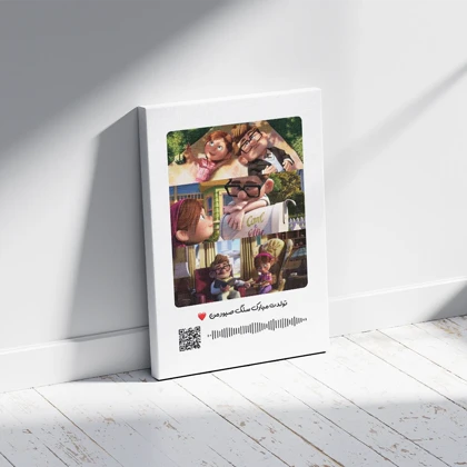 تابلو دکوری سفارشی با عکس و آهنگ دلخواه