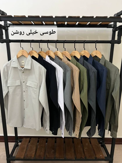 پیراهن کتان دوجیب 2639