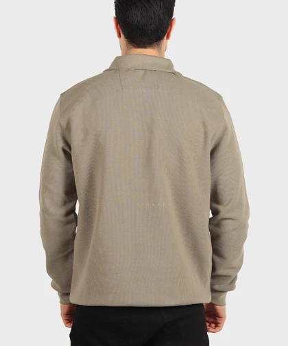 بافت مردانه نیم زیپ و ساده 8016