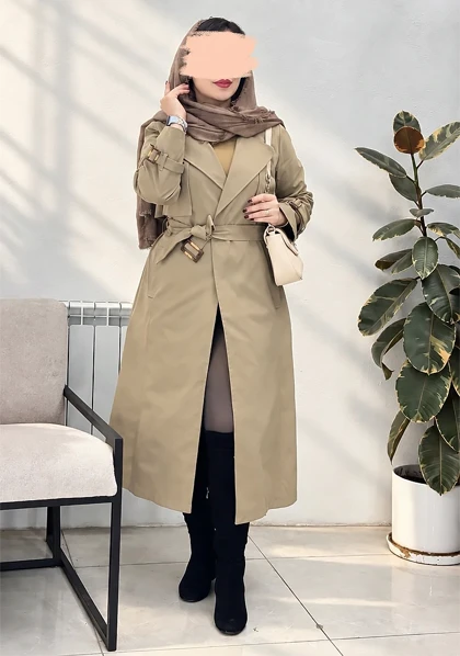 ترنچ کت آستردار ساتیا