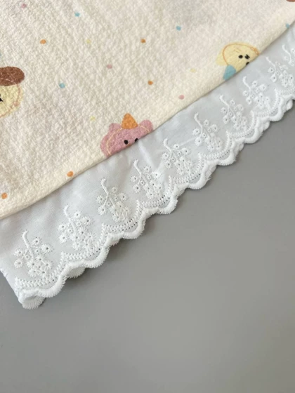 ست تاپ پایین خامه دوزی و شلوارک کد 5017