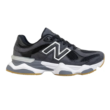 کتانی اسپرت مردانه مدل نیوبالانس 9060 Newbalance رنگ مشکی طوسی‌تیره کد 51360