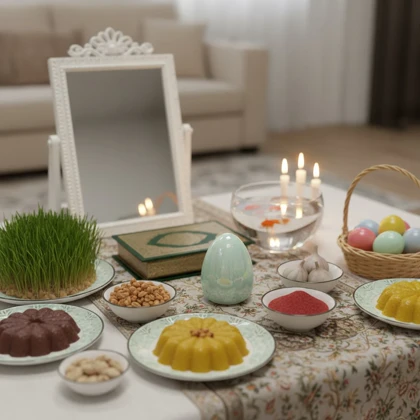 تخم مرغ سرامیکی براق هفت سین