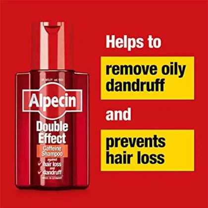 شامپو ضد شوره و ضد ریزش آلپسین مدل Alpecin Double Effect
