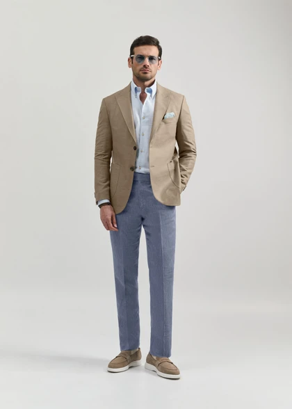 کت دو دکمه لینن 2510205