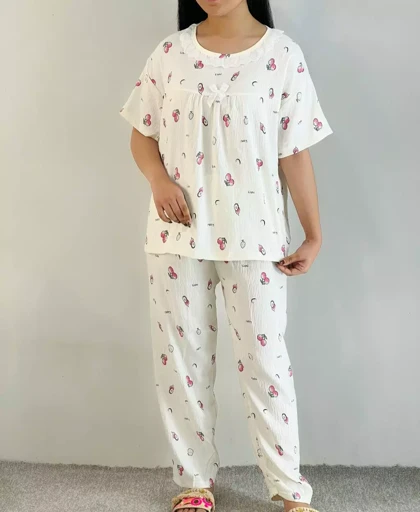 ست بلوز و شلوار راحتی کد 5470