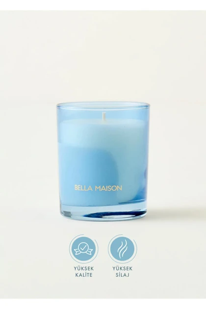 شمع معطر Bella Maison مدل Jasmine Whisper موم سویا - آبی