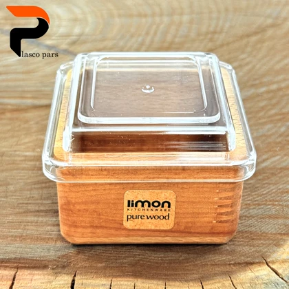 ست پذیرایی 4 تکه دربدار چوبی لیمون