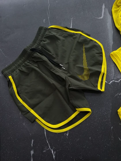 ست رکابی کلاهدار و شلوارک نایکی کد E171