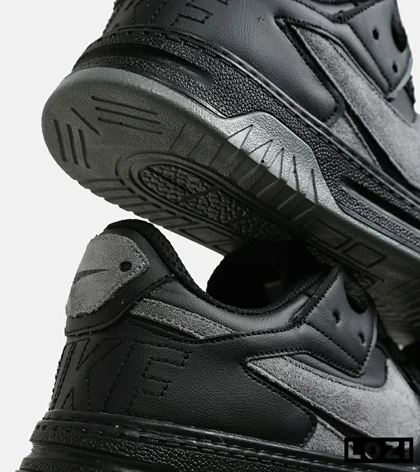 کفش کتانی بزرگ پا مشکی طوسی NIKE AIR FORCE
