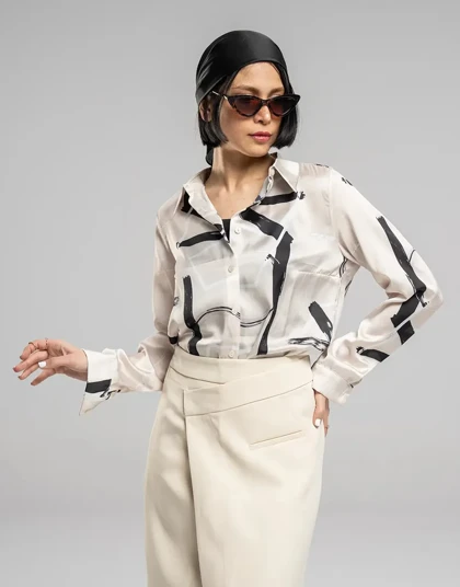 ساتن ابریشم چاپی