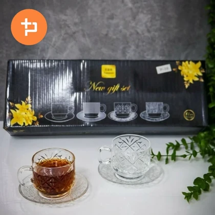 ست فنجان و نعلبکی چای خوری طرحدار