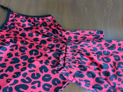 ست تاپ و شلوارک طرح پلنگی 034