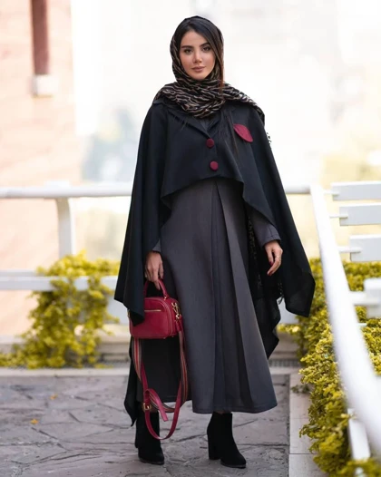 ست پیراهن شنل مزونی الینا