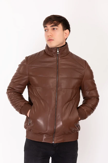 کت و کاپشن مردانه new-venture-gian-ferre-solid-leather