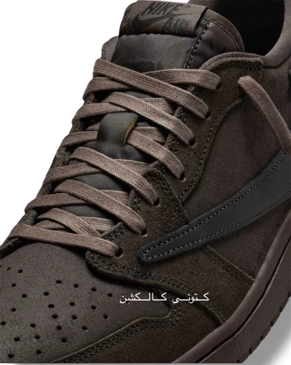 کتانی ویتنامی نایک ایر جردن وان لو تراویس اسکات ولوت برون Nike Air Jordan 1 Low travis scott velvet brown