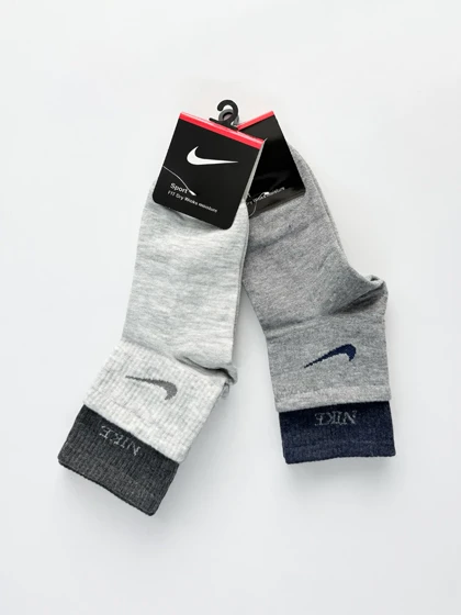جوراب نیم ساق زنانه نخ پنبه دوکش نایک Nike