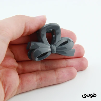 کلیپس دخترانه مدل پاپیون کوچک دو رنگ
