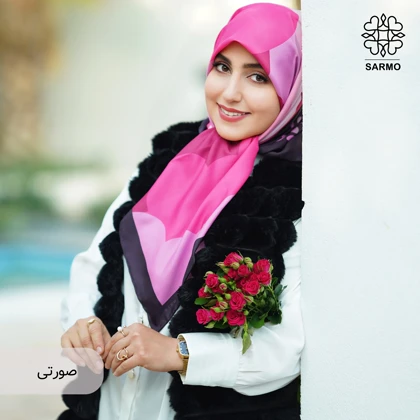 روسری ساتن ابریشم ابرا