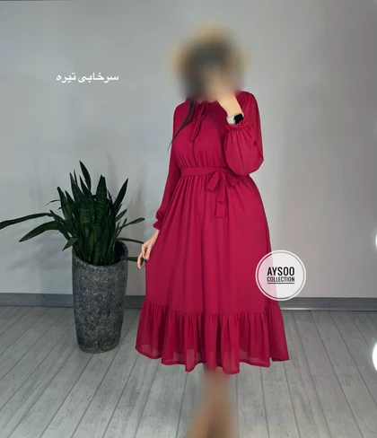 پیراهن حریر کاملیا 2(ایراد دار)