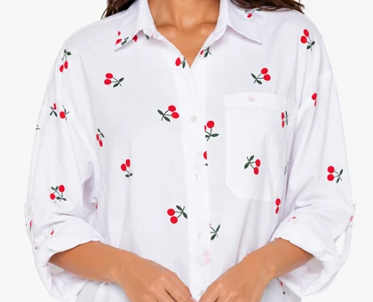 شومیز زنانه نخ کتان وارداتی کد 363