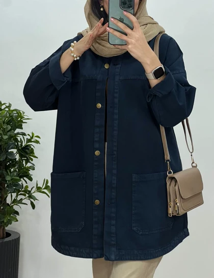 کت جین بلند رنگی کیمیا 1(ایراد دار)
