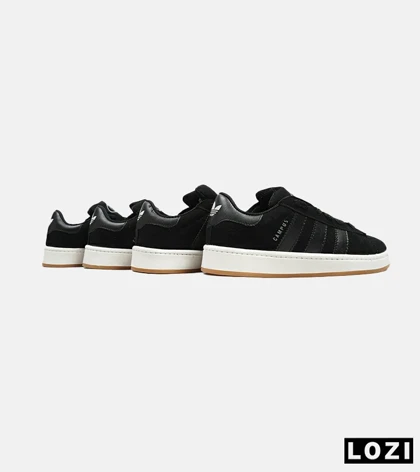 کفش کتانی زنانه و مردانه مشکی ADIDAS Campus مدل 4161