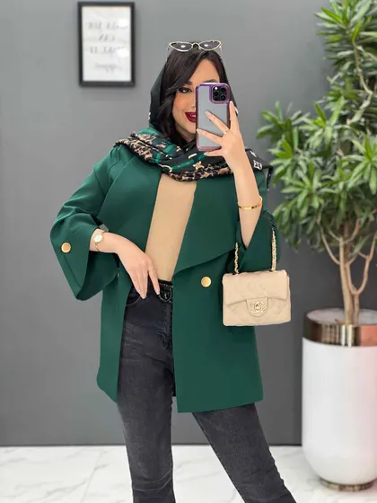 مانتو مازراتی آستین مثلثی