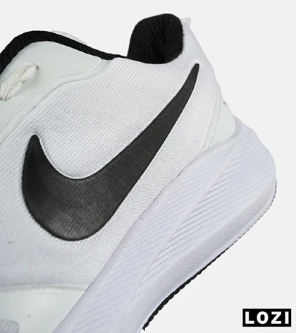 کفش کتانی مردانه و زنانه سفید مشکی Nike guide 10 مدل 4027