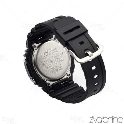 ساعت جی شاک GA2100 مردانه چند موتوره مشکی ایندکس سفید 105970