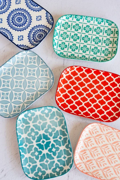 خرماخوری مستطیل دنی هوم طرح دار / BA46