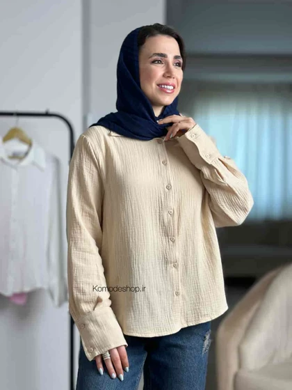 شومیز دبل فیس زنانه مدل سویو
