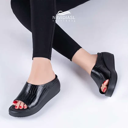 صندل تمام چرم زنانه کد 1001001