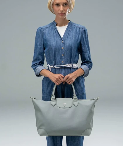 کیف دستی زنانه چرم مصنوعی دسته دار دیوید جونز DAVIDJONES