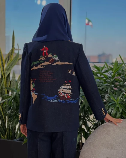 کت گلدوزی