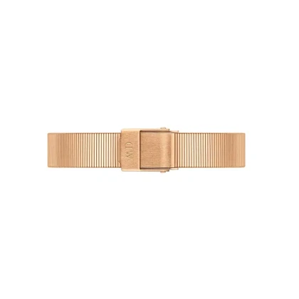 ساعت زنانه دنیل ولینگتون مربعی رزگلد مدل DW-4107-QUADRO-22-L
