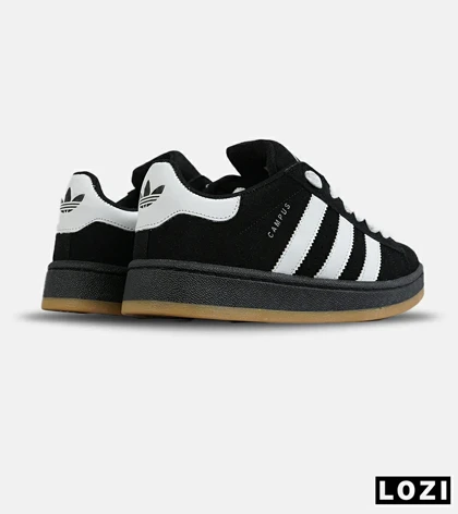 کفش کتانی مردانه و زنانه مشکی سفید ADIDAS Campus مدل 7644