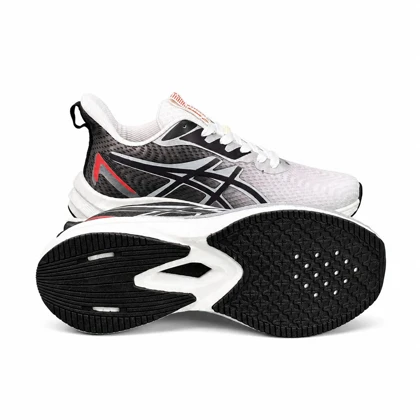 کفش کتانی مردانه زیره بست مدل اسیکس مشکی طوسی ASICS