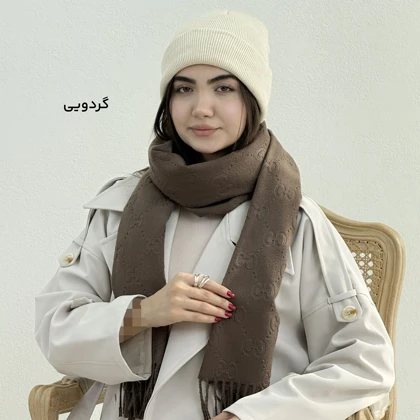 شال زنانه موهر طرح گوچی | آی بولک
