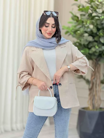 مانتو آستین سگک دلنیا