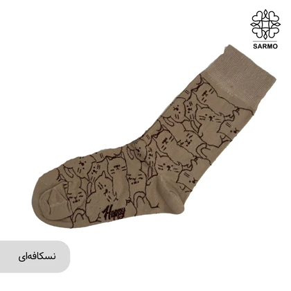 جوراب طرح گربه ساق‌دار