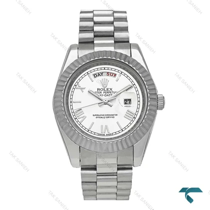 ساعت رولکس Day-Date مردانه تمام سیلور Rolex-7285-G