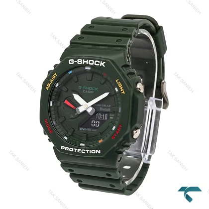ساعت مردانه جیشاک 2100 تمام سبز G-Shock-6780-G