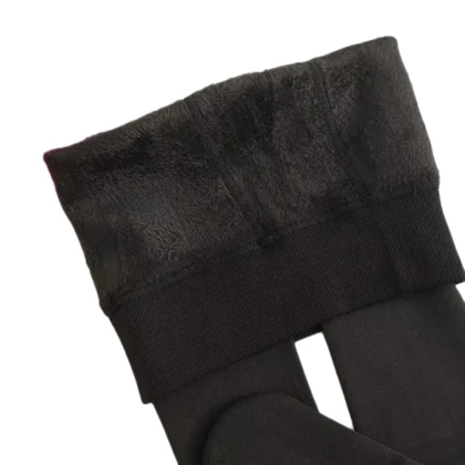 جوراب شلواری تو خز دار سه بعدی مشکی