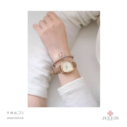 ساعت مچی زنانه جولیوس JULIUS مدل JA-1436B با پک هدیه