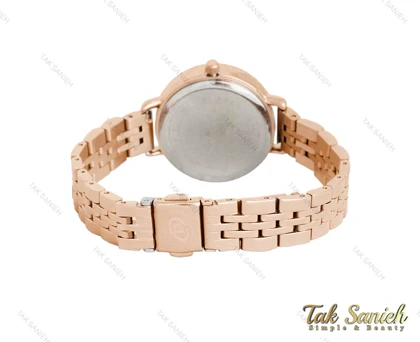 ساعت داتیس طرح سه موتوره رزگلد زنانه Datis-3754-L