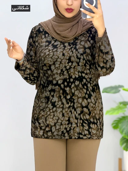 بلوز یقه هفت پریژه کد 2254836